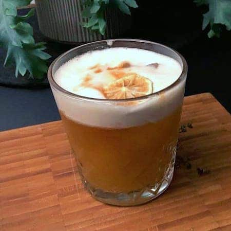 Mezcal Sour cocktail