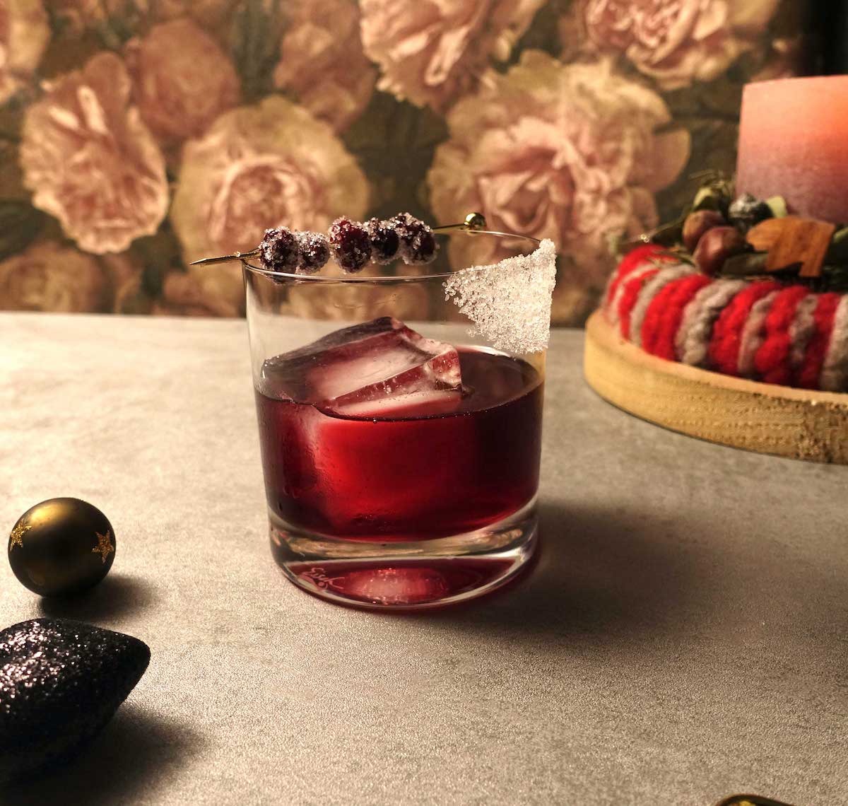 Weihnachts Old Fashioned Cocktail