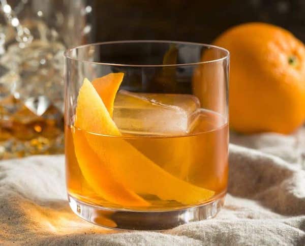 Whiskey Old Fashioned cocktail