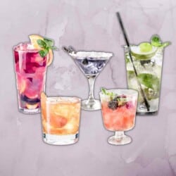 Geschmacksrichtungen in Cocktails