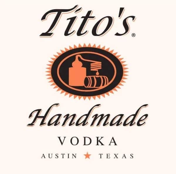 Titos Handmade Vodka Etikett