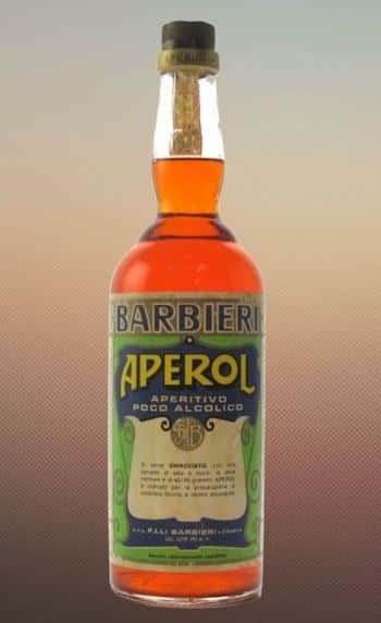 Vintage Flasche Aperol