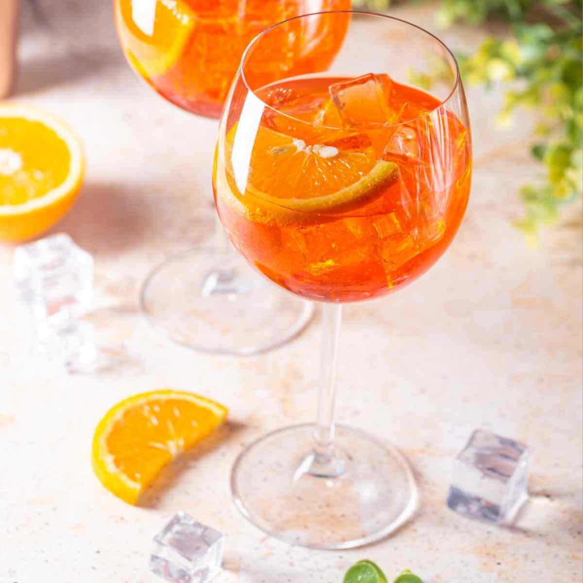 alkoholfreier spritz cocktail