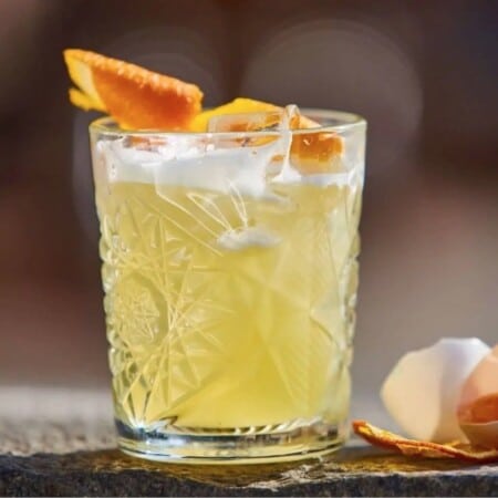Scotch Sour mit Orange