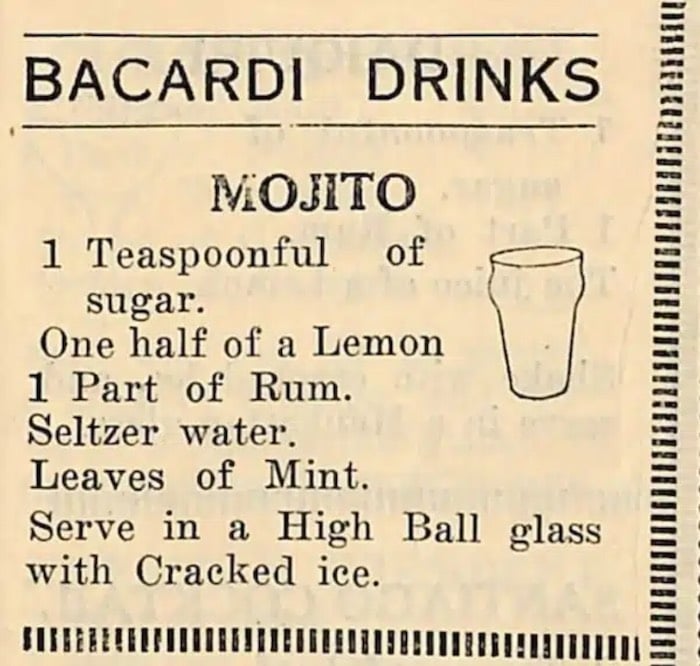 Sloppy Joe's Mojito Rezept mit Bacardi