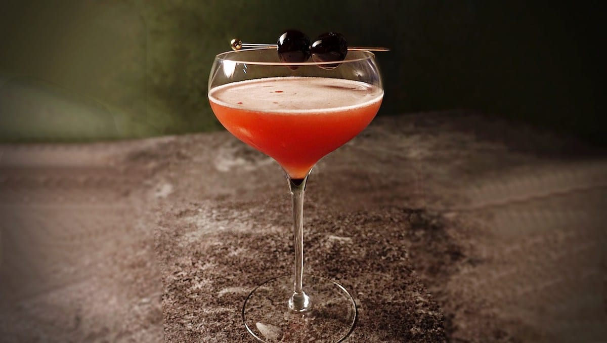 Mary Pickford Cocktail mit Marschinokirschen