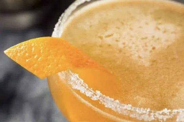 Sidecar Cocktail mit Orange