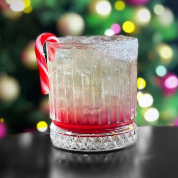 Cranberry Weihnachtsfeier-Margarita cocktail