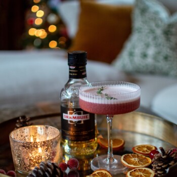Winter cocktail mit Whiskey